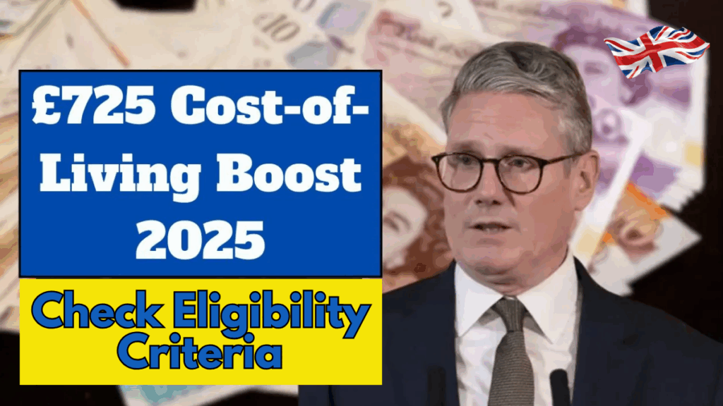 £725 Universal Credit Boost 2025