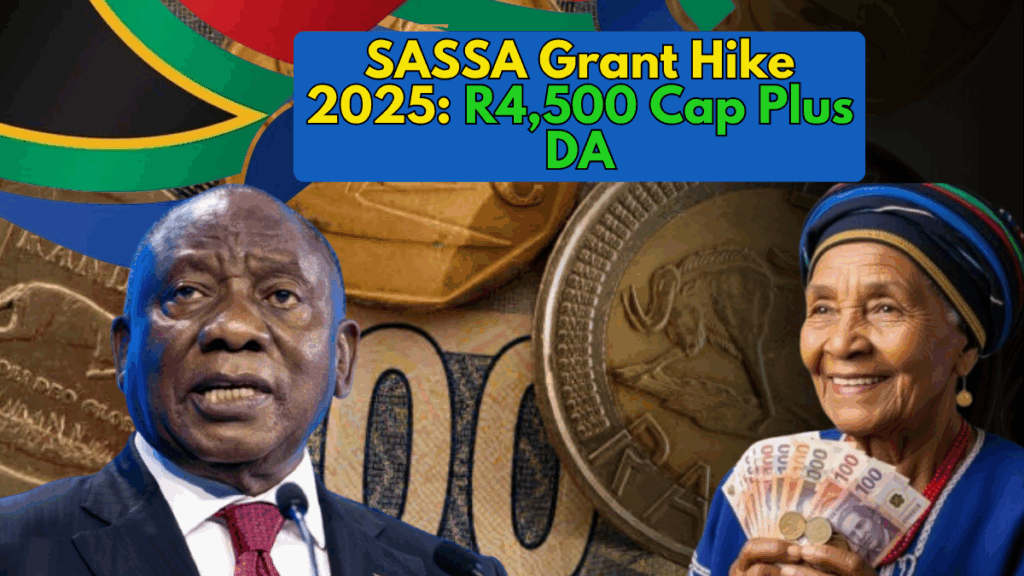 SASSA Grant Hike 2025: R4,500 Cap Plus DA, 7.8 Million Pensioners, Dates and Rules