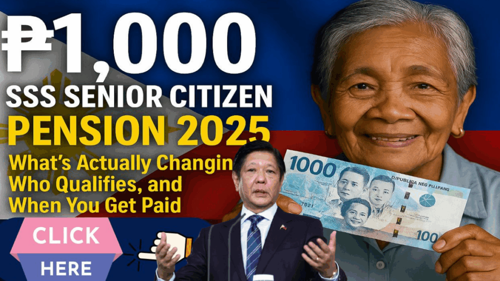 SSS ₱1,000 Senior Citizen Pension 2025
