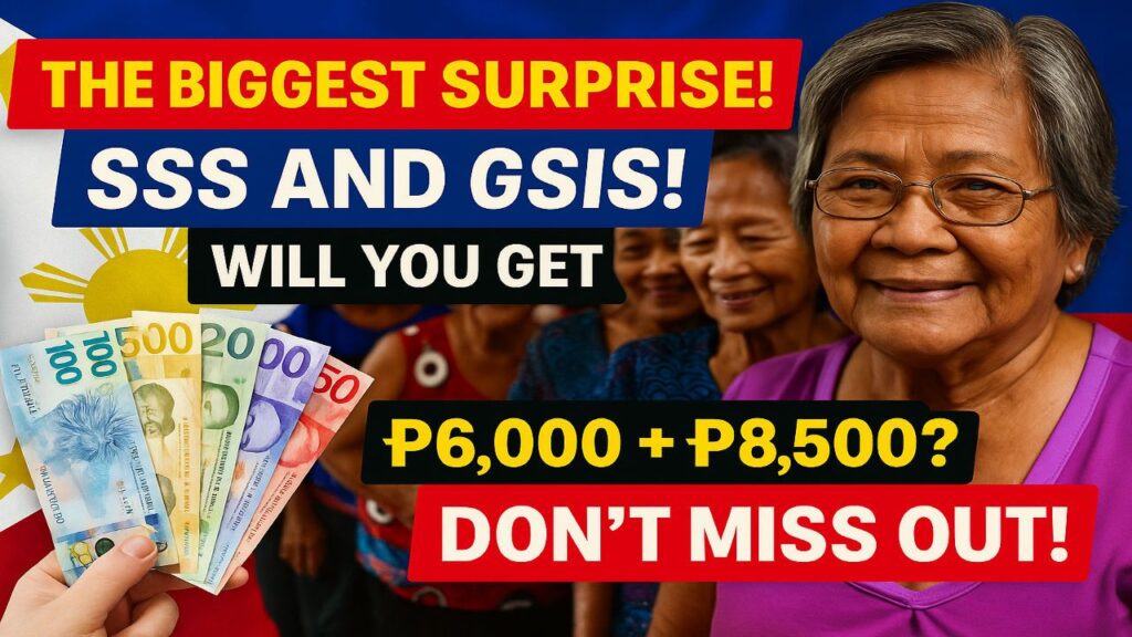 SSS and GSIS Pensioners: No ₱6,000 + ₱8,500 One-Time Payout – What Is Real in 2025, Schedules, and How to Verify