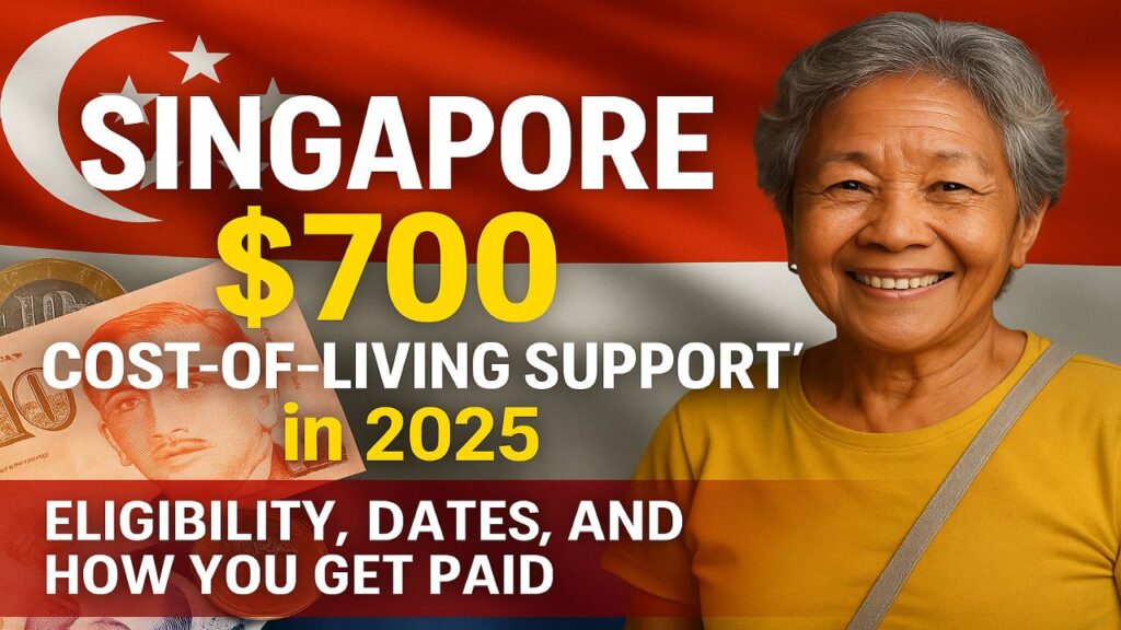 Singapore $700 Cost-of-Living Support in 2025: Eligibility, Tiers, Dates, and How You Get Paid
