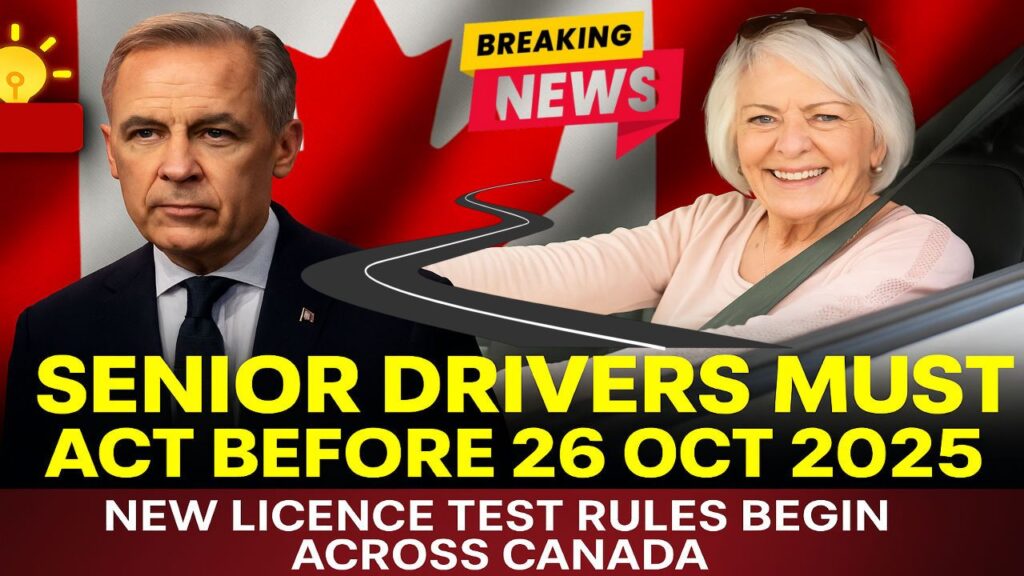 Senior Drivers in Canada: What Changes by 26 October 2025 Rules, Provincial Requirements, Preparation Guide, and Key Links