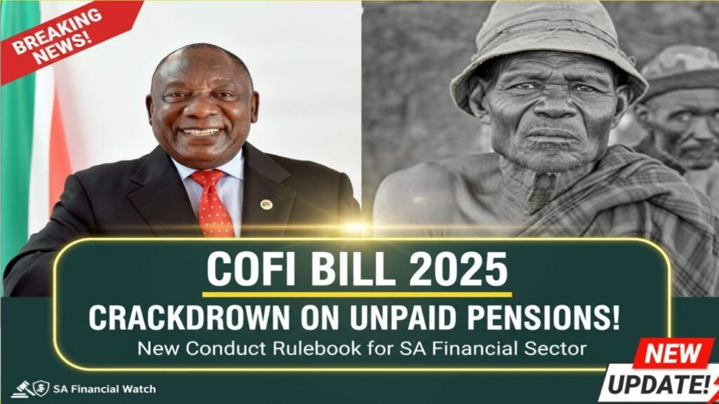 COFI Bill 2025: Tougher Action on Unpaid Pension Contributions and a New Conduct Rulebook for South Africa Financial Sector