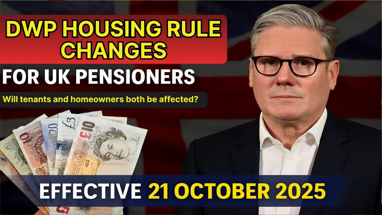 DWP Housing Rule Changes for UK Pensioners – Effective 21 October 2025