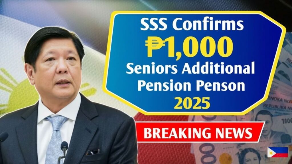 SSS Confirms ₱1,000 Additional Pension for Seniors Complete 2025 Guide