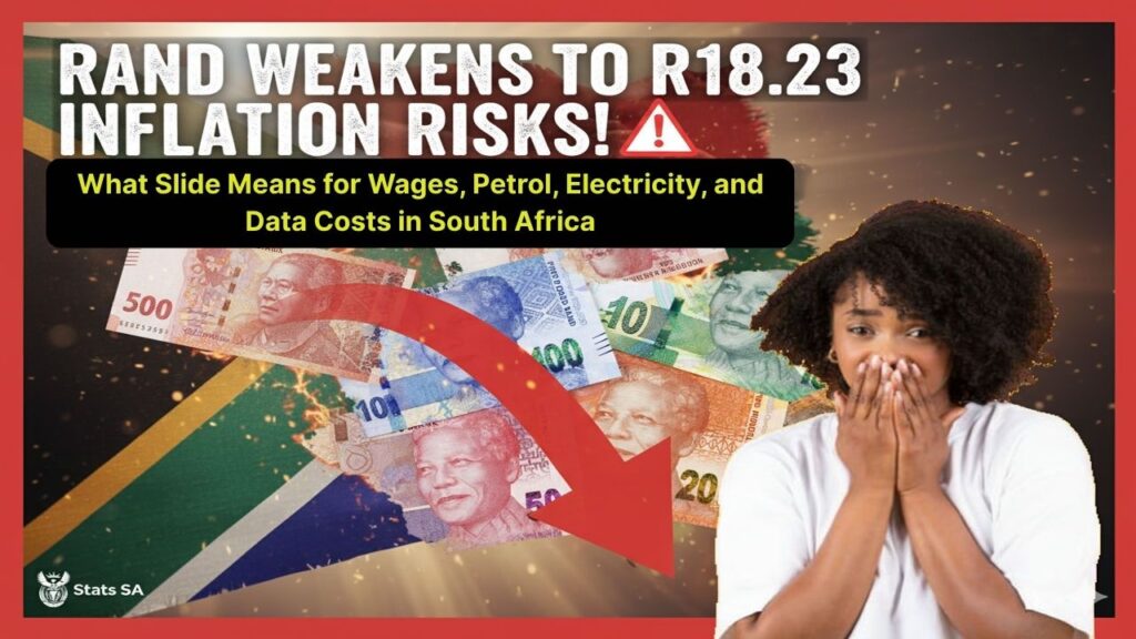 Rand Weakens to R18.23: What October Slide Means for Wages, Petrol, Electricity, and Data Costs in South Africa