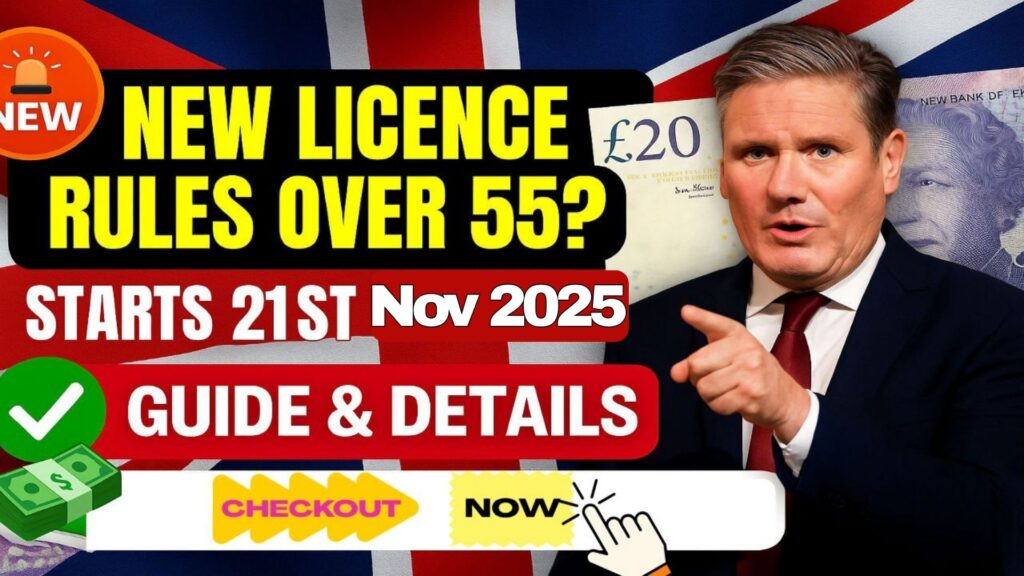 UK Driving Licence Rules for Over-55s: What Changes on 21 November 2025 and How to Stay Compliant