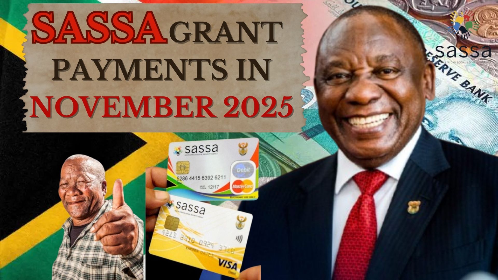 SASSA Grant Payments in November 2025: Dates, Amounts, Methods, and Key Tips